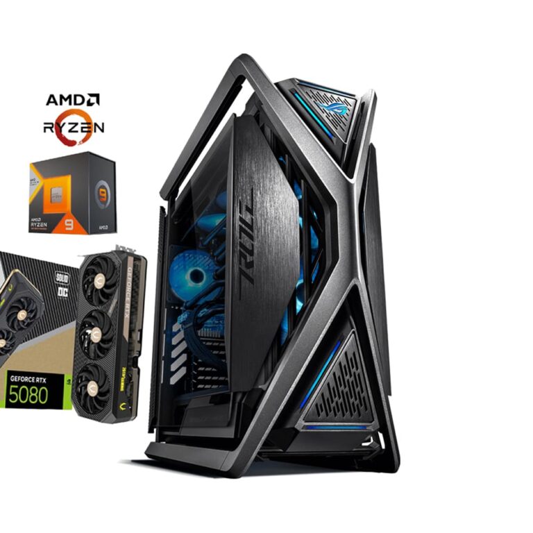 GAME SEKRET Obsidian Gaming PC – AMD Ryzen 9-7950X3D | RTX 5080 16GB | 96GB D5 6400MHz RAM | 990 Pro 2TB SSD | 360mm Liquid Cooler | Desktop Tower